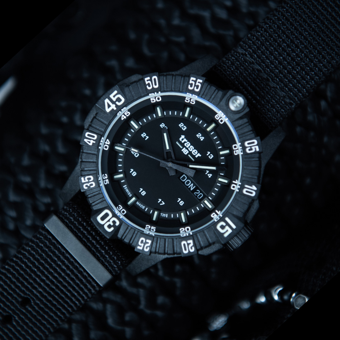 Швейцарские мужские тактические часы TRASER P99 Q Tactical Black 110722