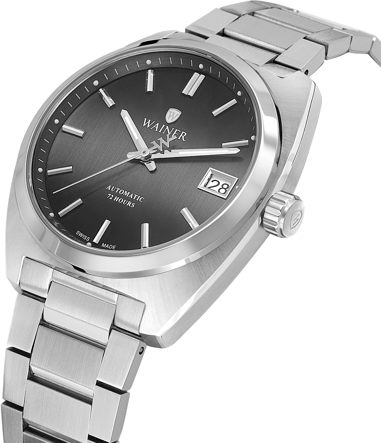 Швейцарские мужские часы WAINER Reborn 39 mm WA.25650-A