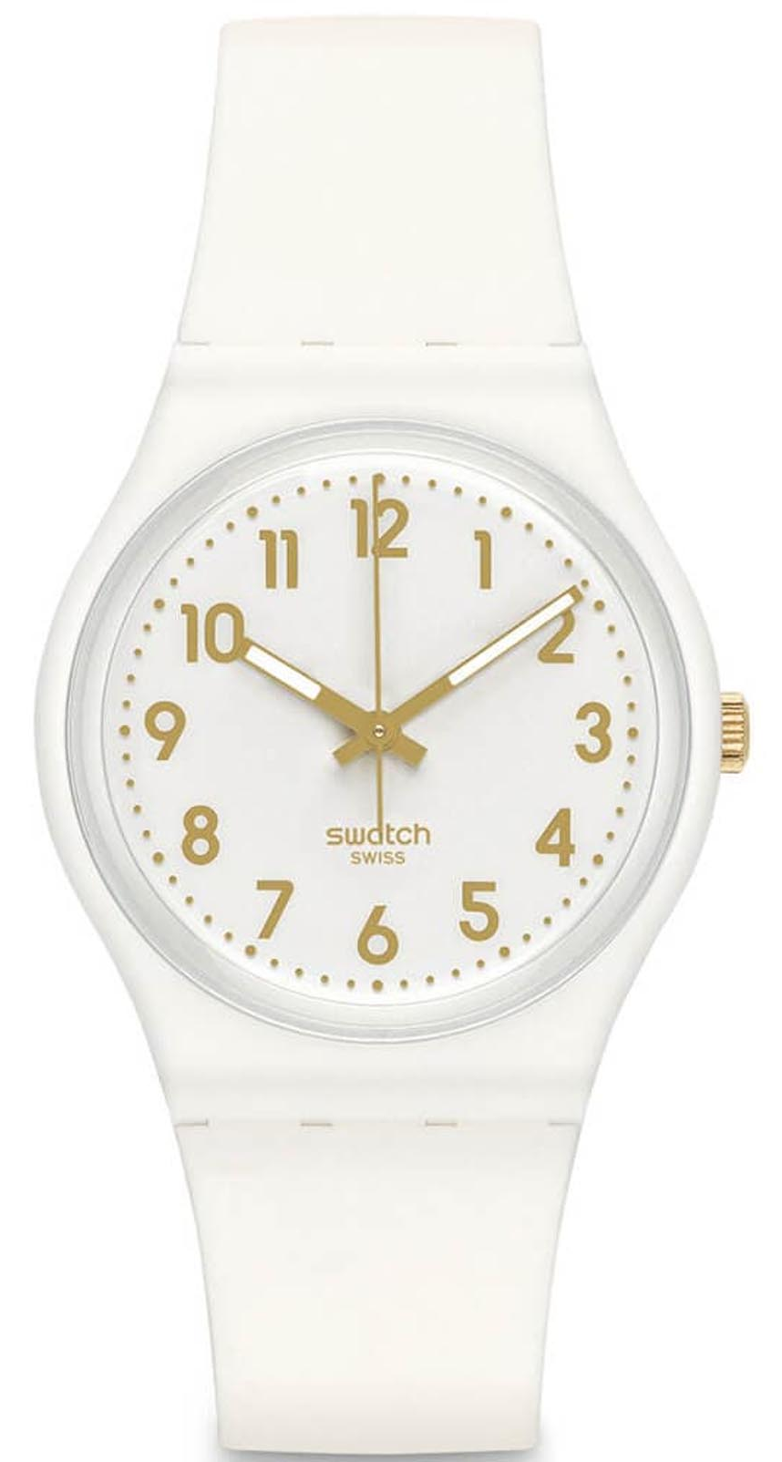 Швейцарские часы SWATCH WHITE BISHOP  SO28W106-S14