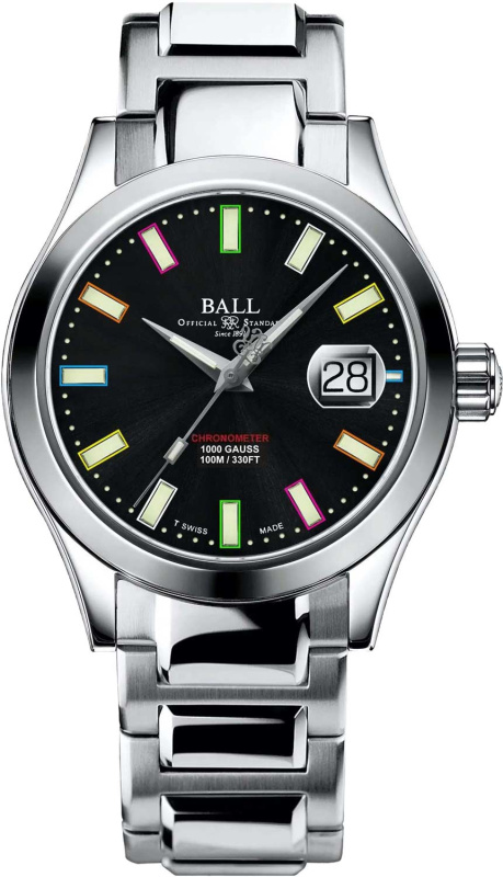 Швейцарские мужские часы с автоподзаводом BALL Engineer Marvelight NM9026C-S33CJ-BK