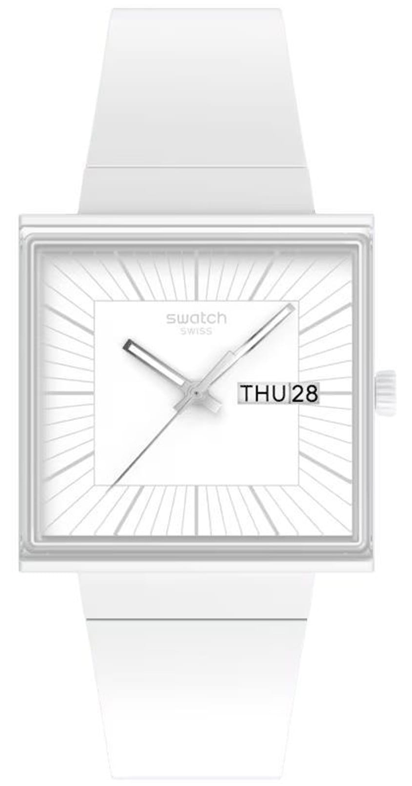 Швейцарские часы SWATCH What If…Allwhite? SO34W700