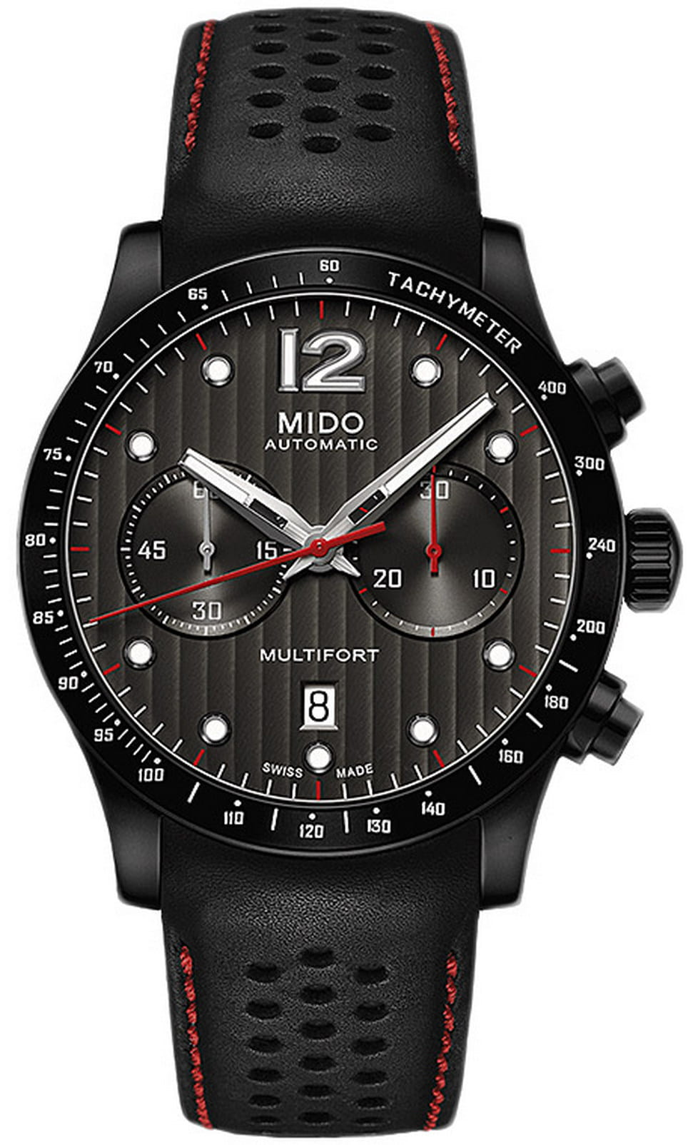 Швейцарские мужские наручные часы MIDO Multifort Chronograph M0256273606100