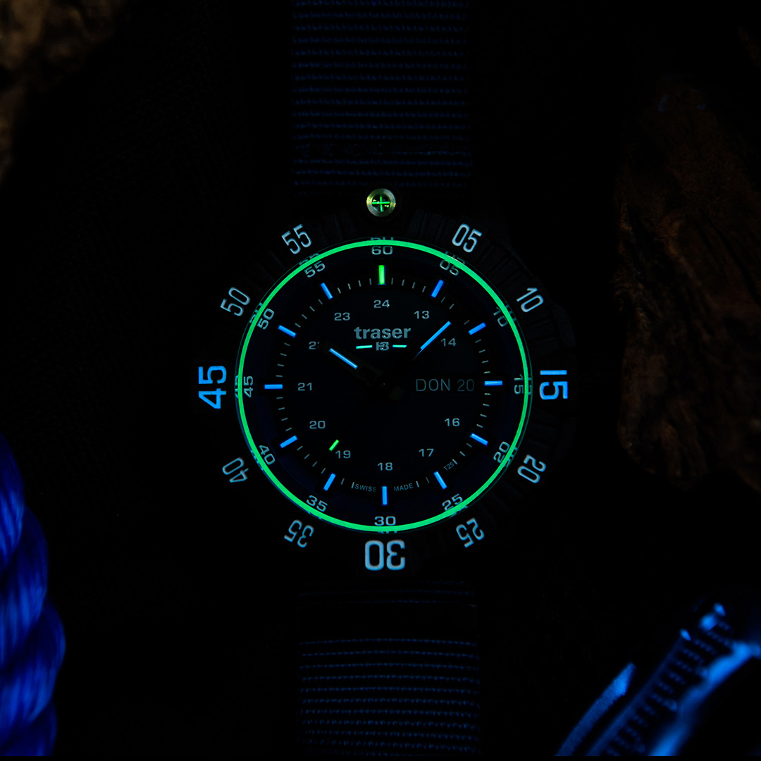 Швейцарские мужские тактические часы TRASER P99 Q Tactical Blue 110724