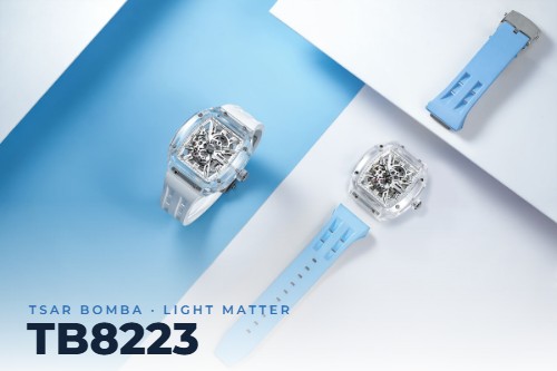 Прозрачные часы TSAR BOMBA Light Matter TB8223