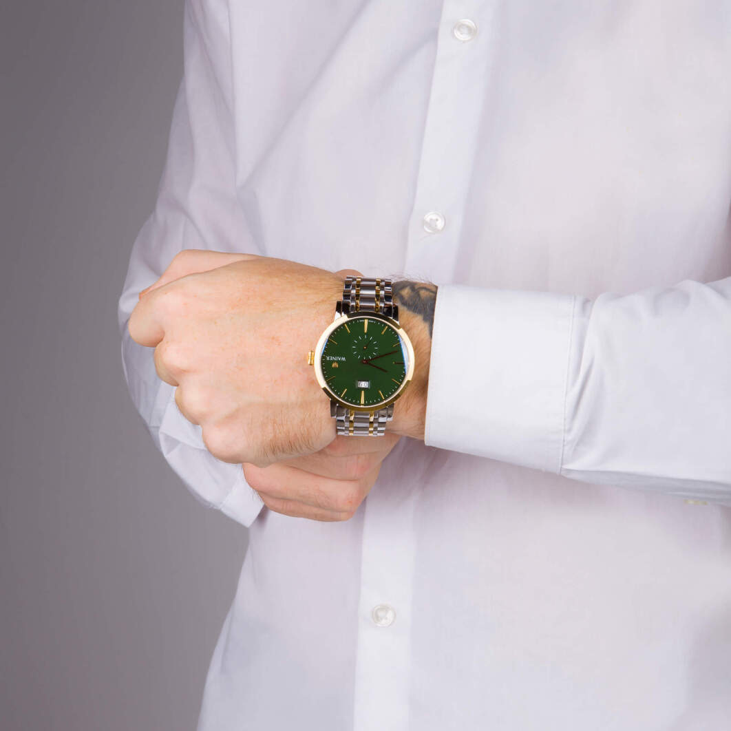 Швейцарские часы WAINER Classic 44 mm WA.01881-F