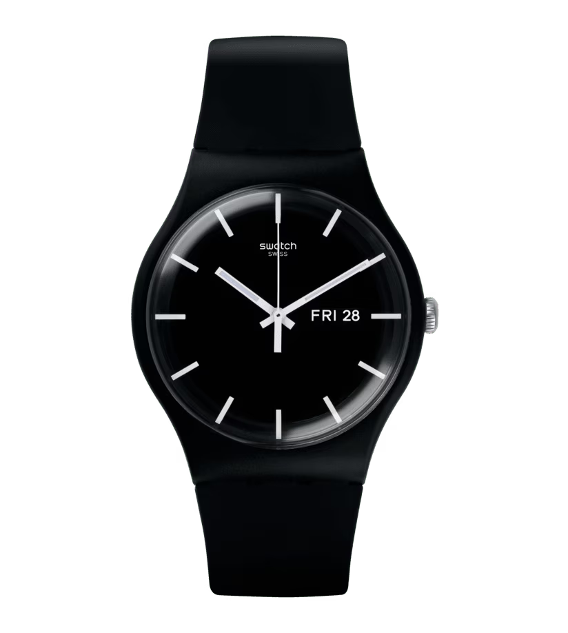 Швейцарские часы SWATCH MONO BLACK SO29B704
