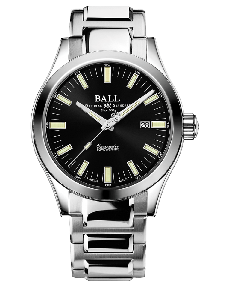 Швейцарские мужские часы с автоподзаводом BALL Engineer M Marvelight NM2128C-S1C-BK