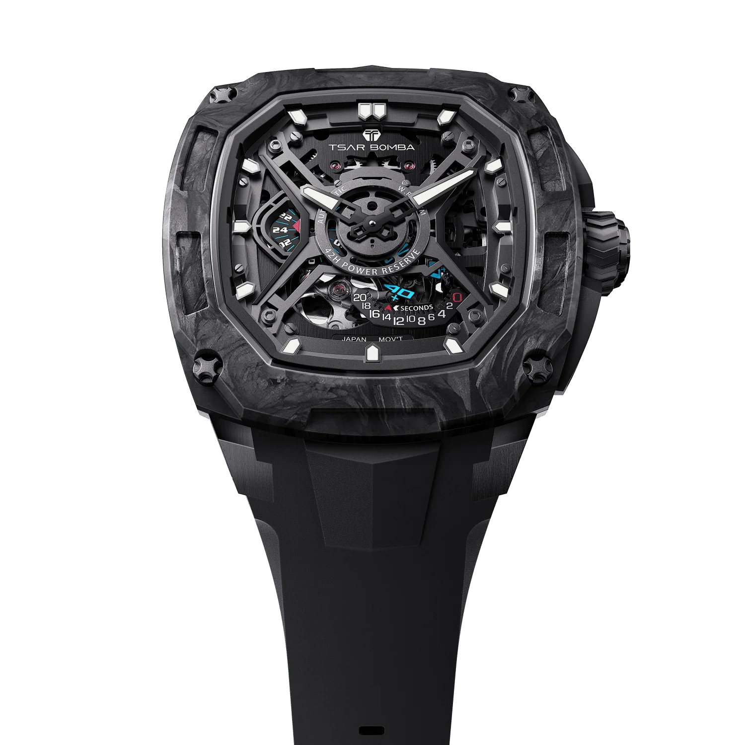 Мужские часы TSAR BOMBA Dark Matter 5 TB8605-04