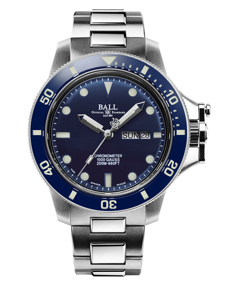 Швейцарские мужские часы с автоподзаводом BALL Engineer Hydrocarbon Original DM2218B-S1CJ-BE