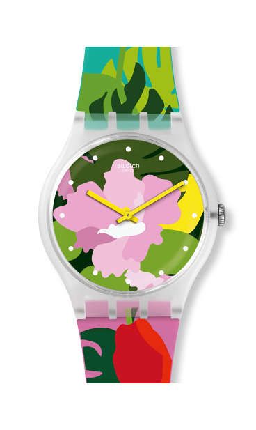 Швейцарские часы Swatch Originals TROPICAL GARDEN SUOK132