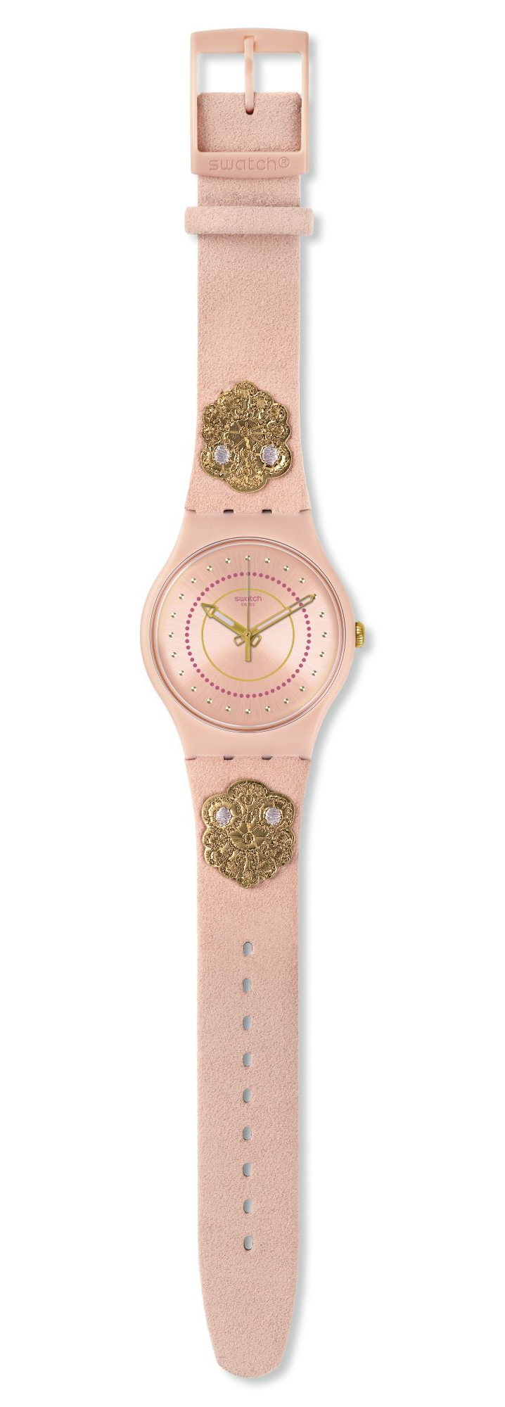 Швейцарские часы Swatch Originals EMBROIDERY SUOP108 - купить оригинал в официальном магазине Swatch