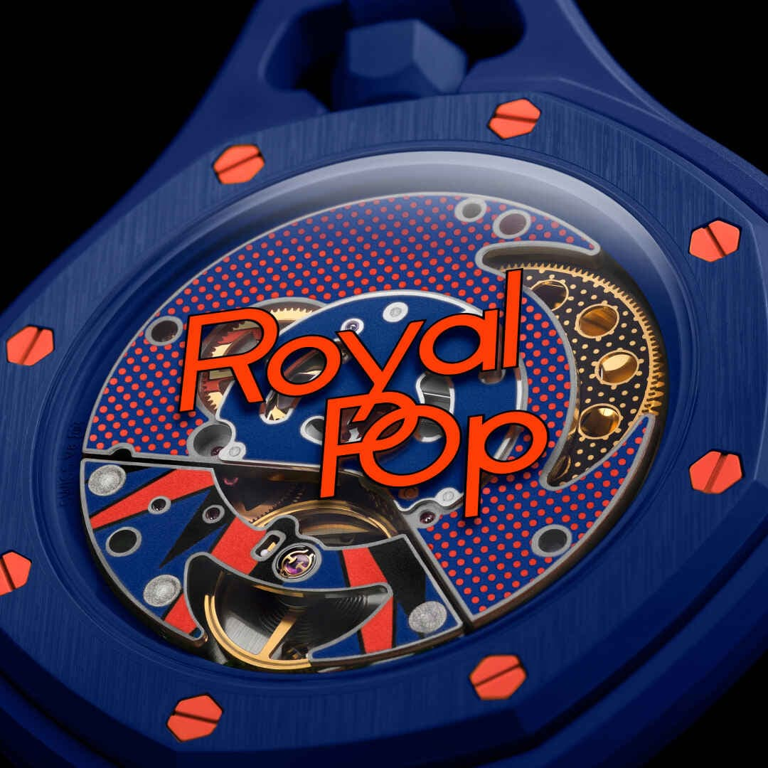 Швейцарские карманные часы Audemars Piguet X Swatch ROYAL POP ORENJI HACHI SSX03L103N