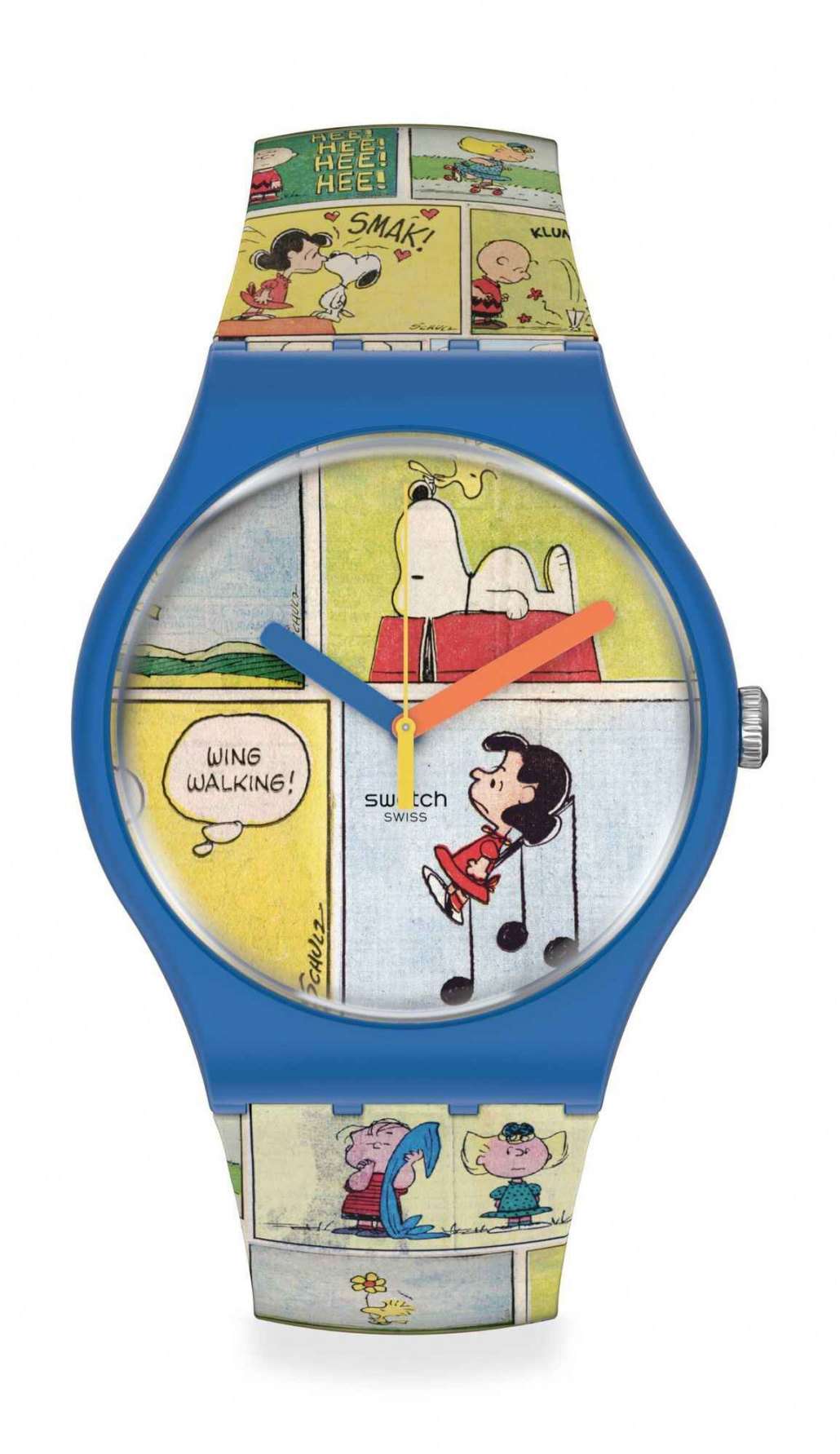 Швейцарские часы SWATCH Peanuts SMAK! SO29Z108
