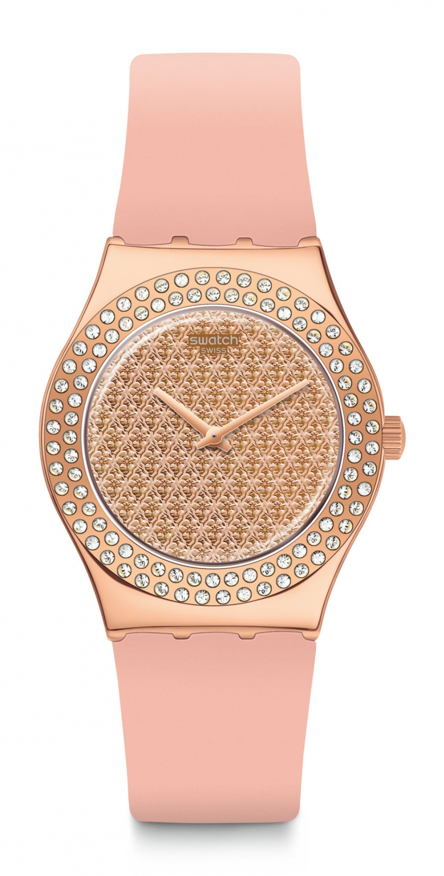 Швейцарские женские часы SWATCH PINK CONFUSION YLG140