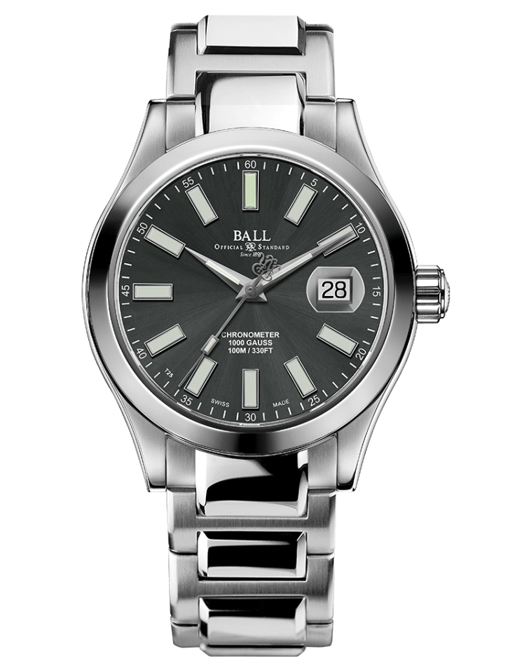 Швейцарские мужские часы с автоподзаводом BALL Engineer III Marvelight Chronometer NM9026C-S6CJ-GY