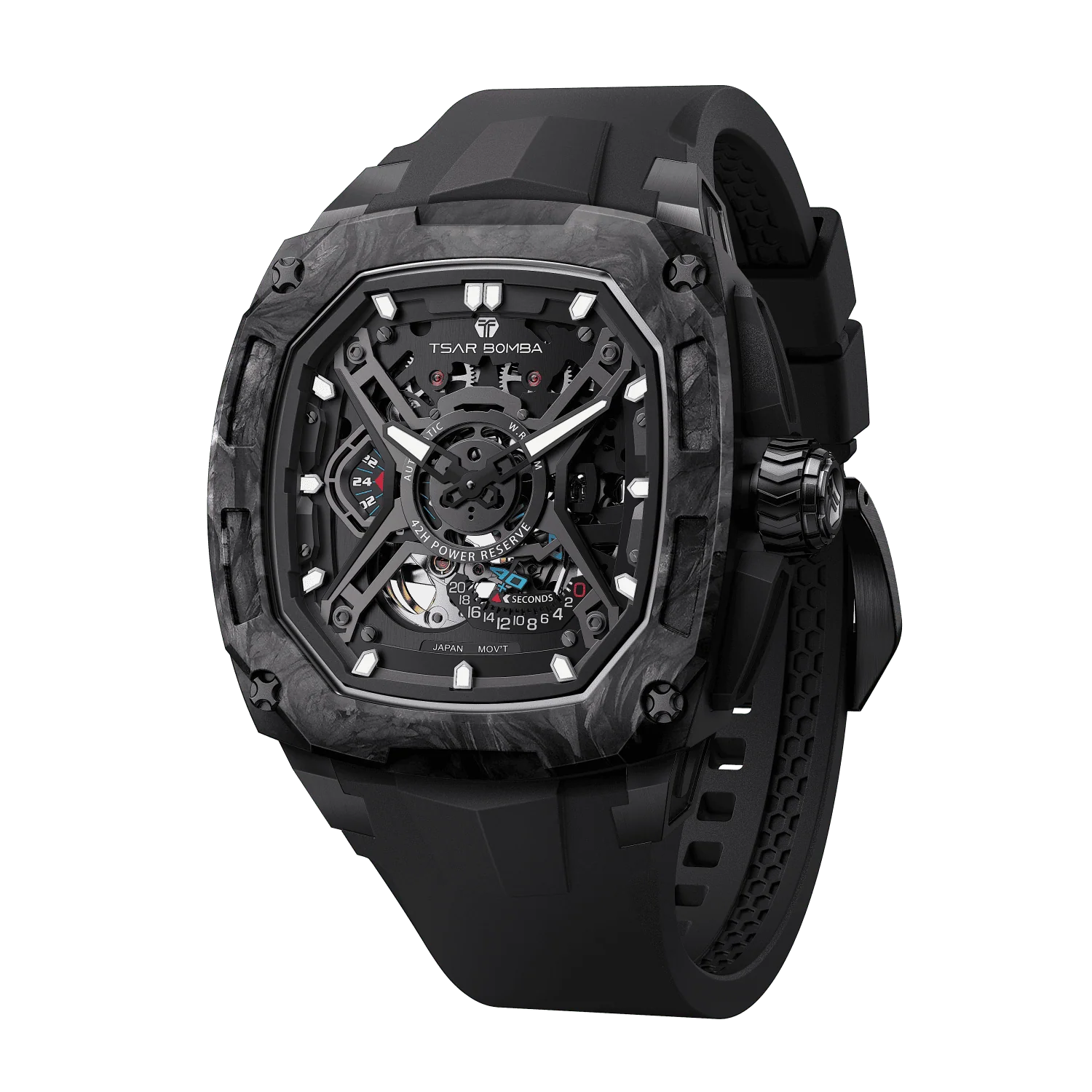Мужские часы TSAR BOMBA Dark Matter 5 TB8605-04