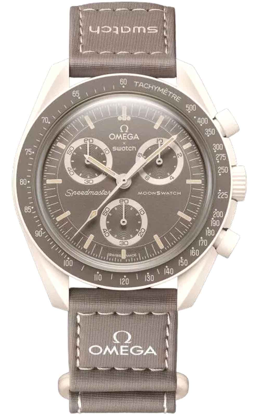 Швейцарские наручные часы Swatch X Omega Moonswatch MISSION ON EARTH - DESERT SO33T103