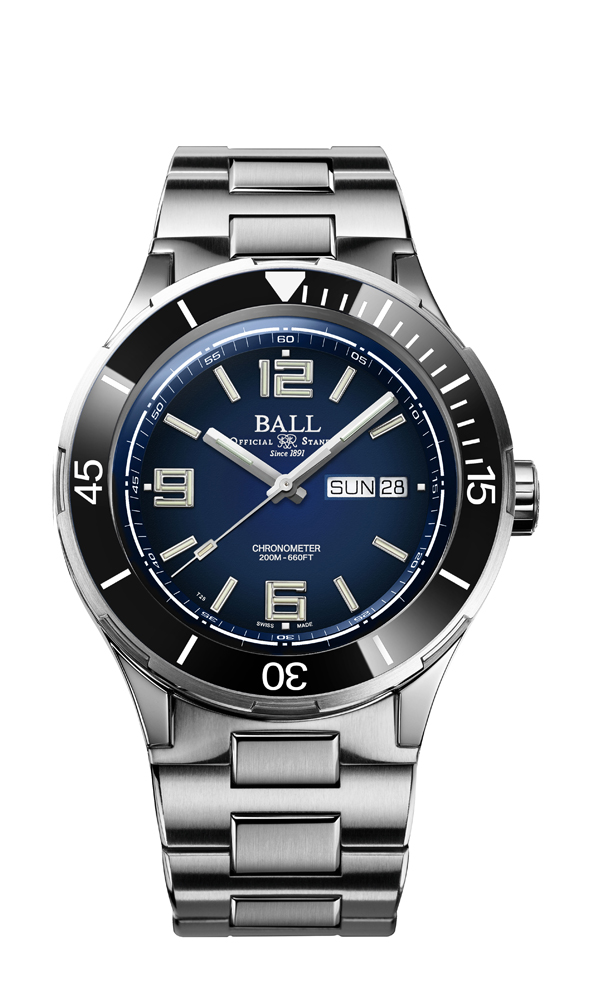 Швейцарские мужские часы с автоподзаводом BALL ROADMASTER ARCHANGEL DM3030B-S13CJ-BE