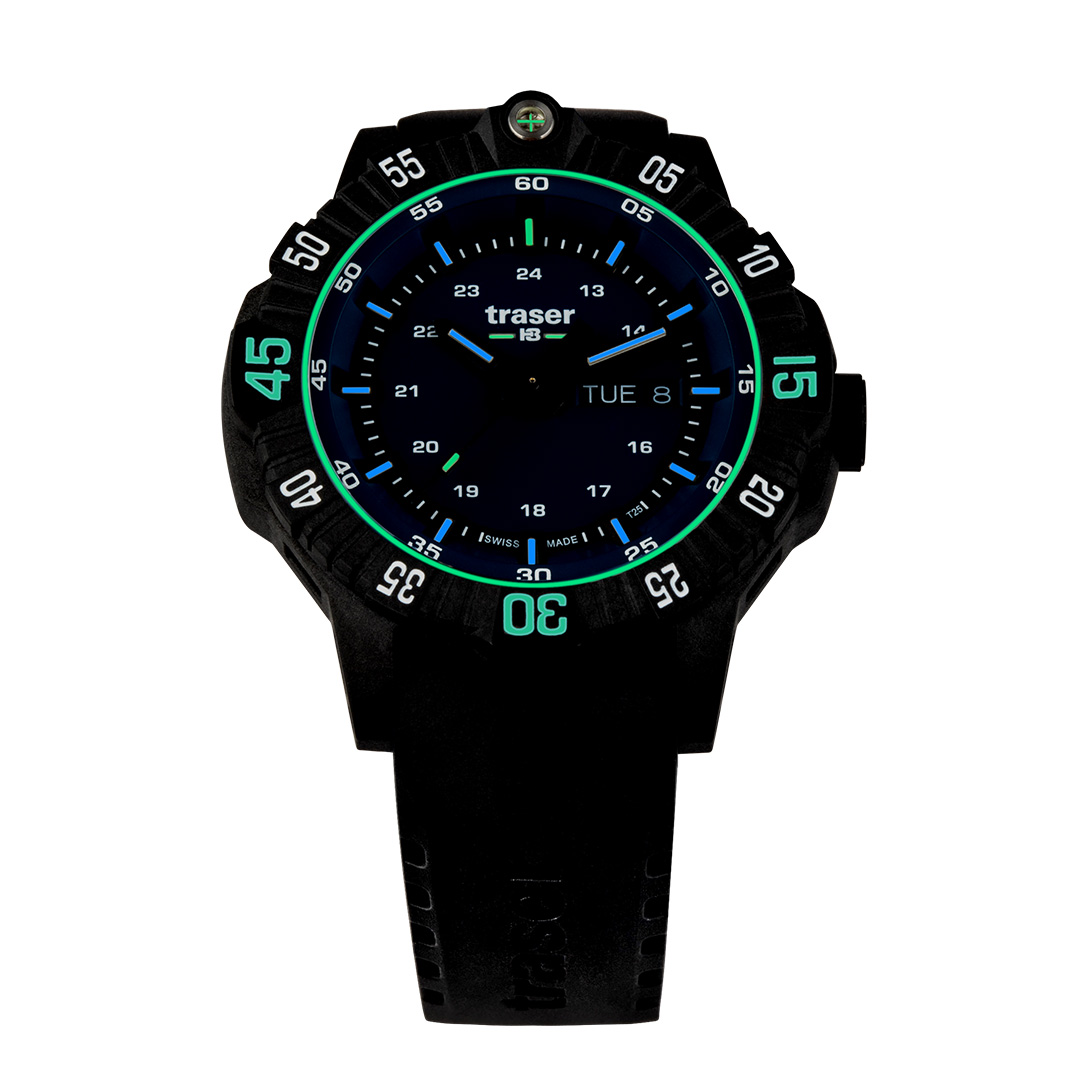 Швейцарские мужские тактические часы TRASER P99 Q Tactical Blue 110725
