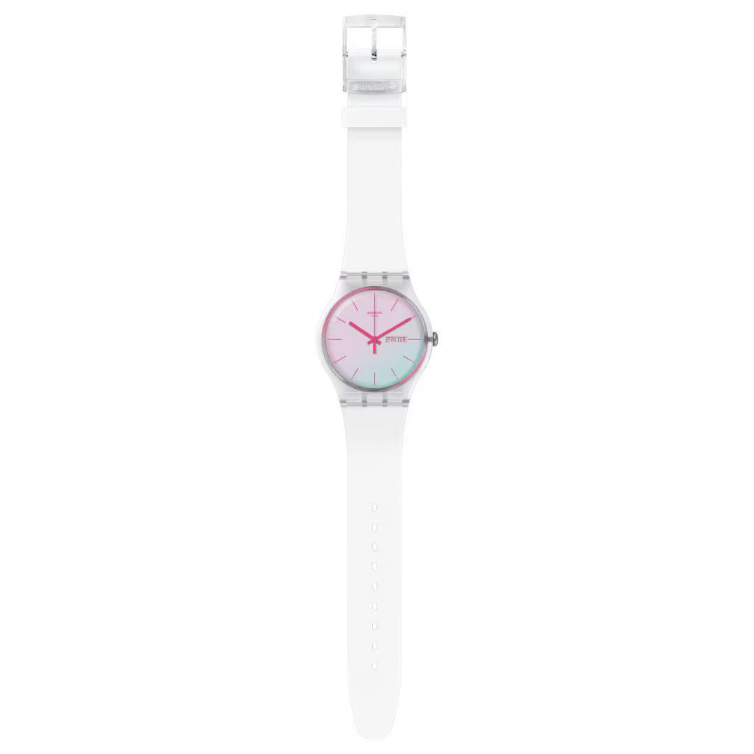 Швейцарские женские часы SWATCH POLAWHITE SO29K704-S14