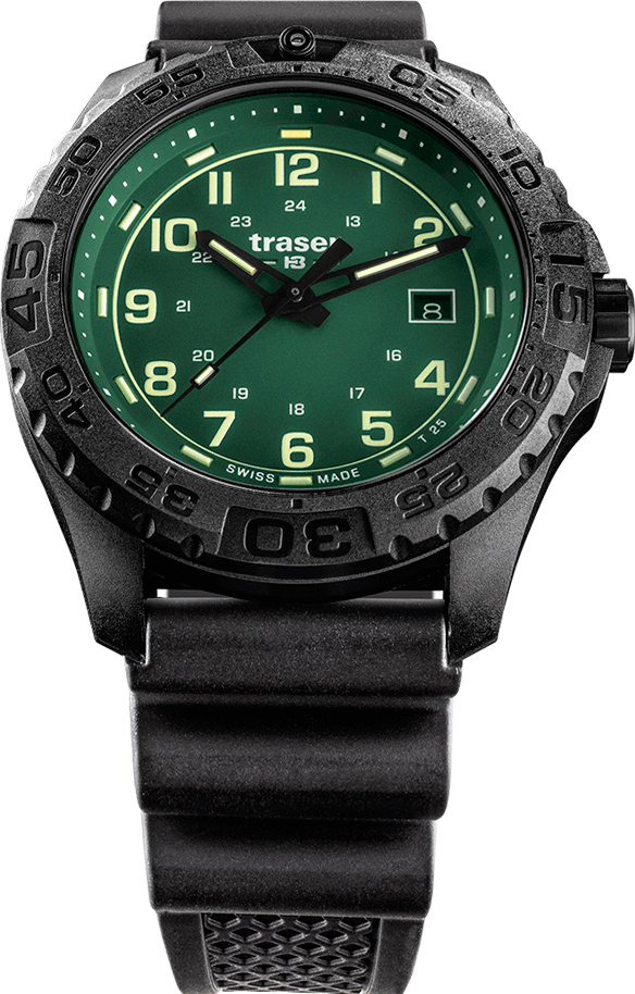 Швейцарские мужские часы TRASER P96 Evolution Green 109052