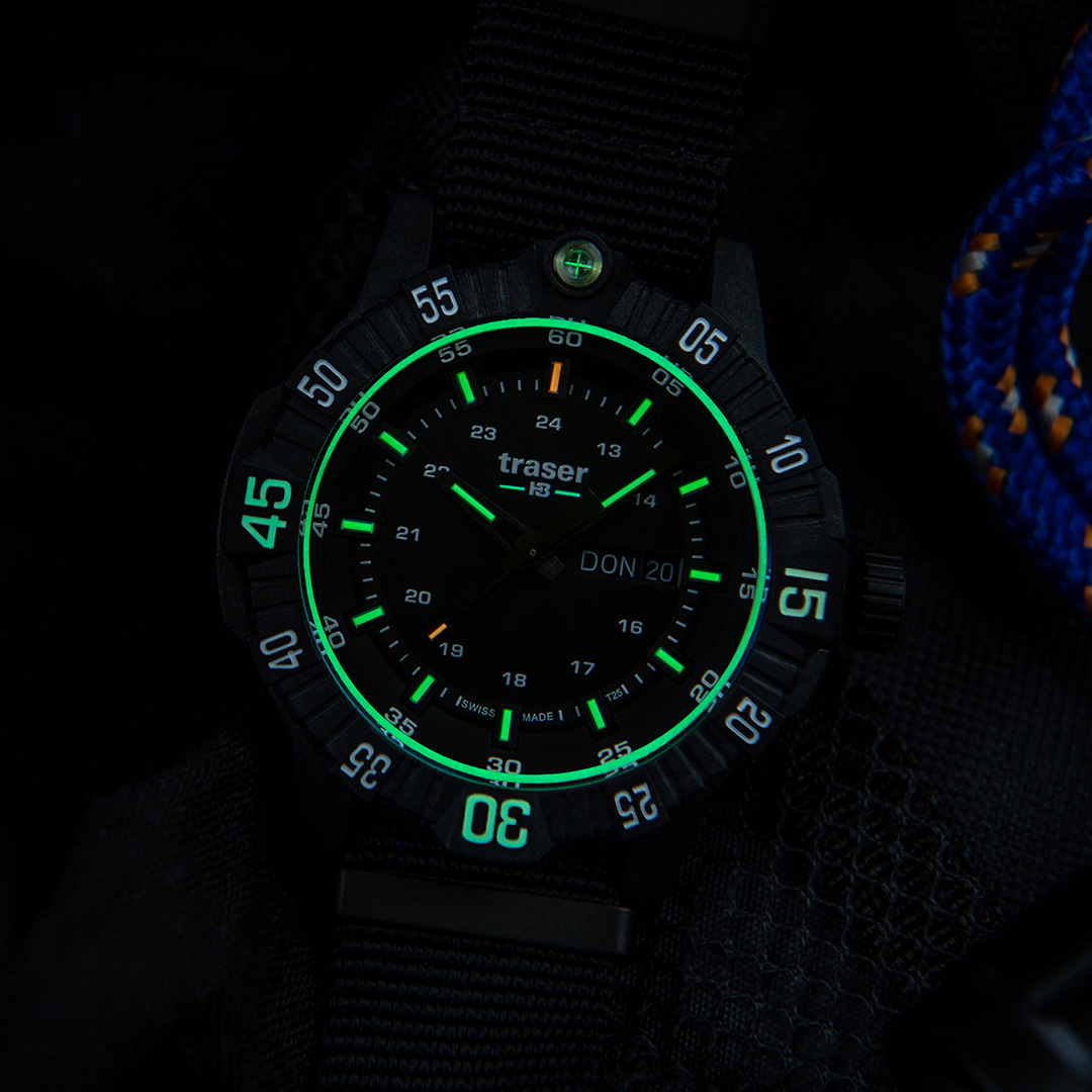 Швейцарские мужские тактические часы TRASER P99 Q Tactical Black 110722