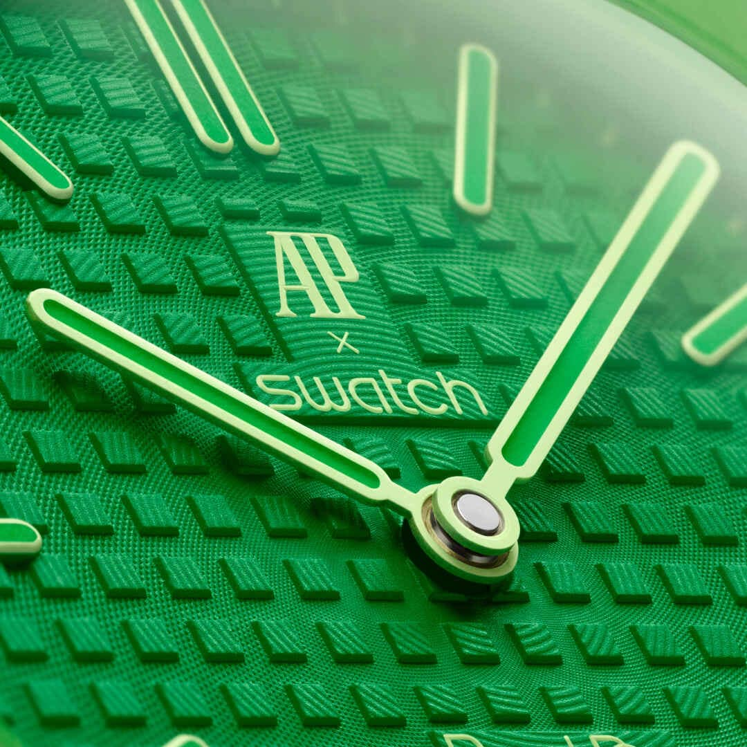 Швейцарские карманные часы Audemars Piguet X Swatch ROYAL POP GREEN EIGHT SSX03G100N