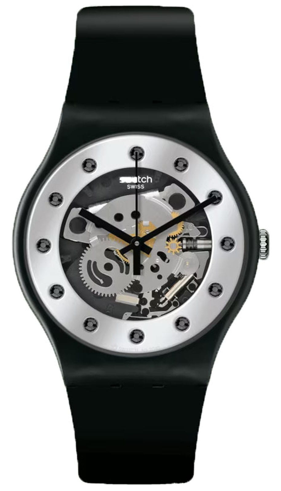 Швейцарские часы SWATCH Silver Glam SO29B109