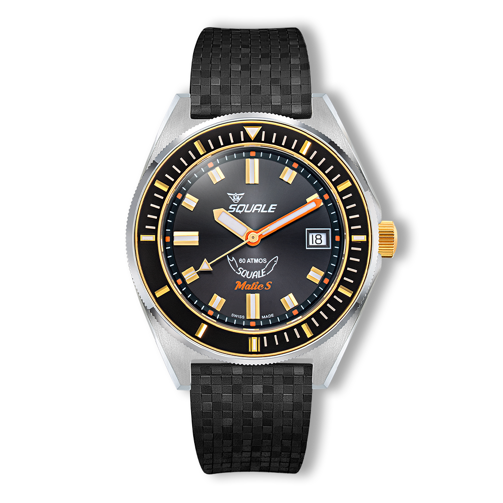 Швейцарские мужские часы SQUALE Matic S MATICGBKBK.MRBK