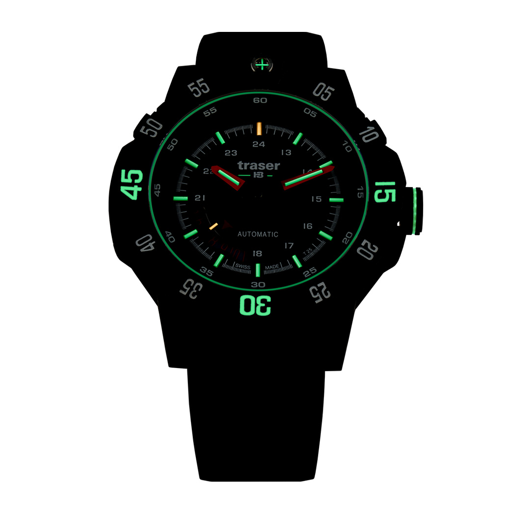 Швейцарские мужские тактические часы TRASER P99 A Tactical Carbon 110961