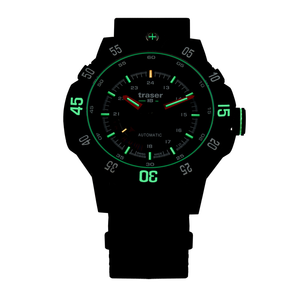 Швейцарские мужские тактические часы TRASER P99 A Tactical Carbon 111355
