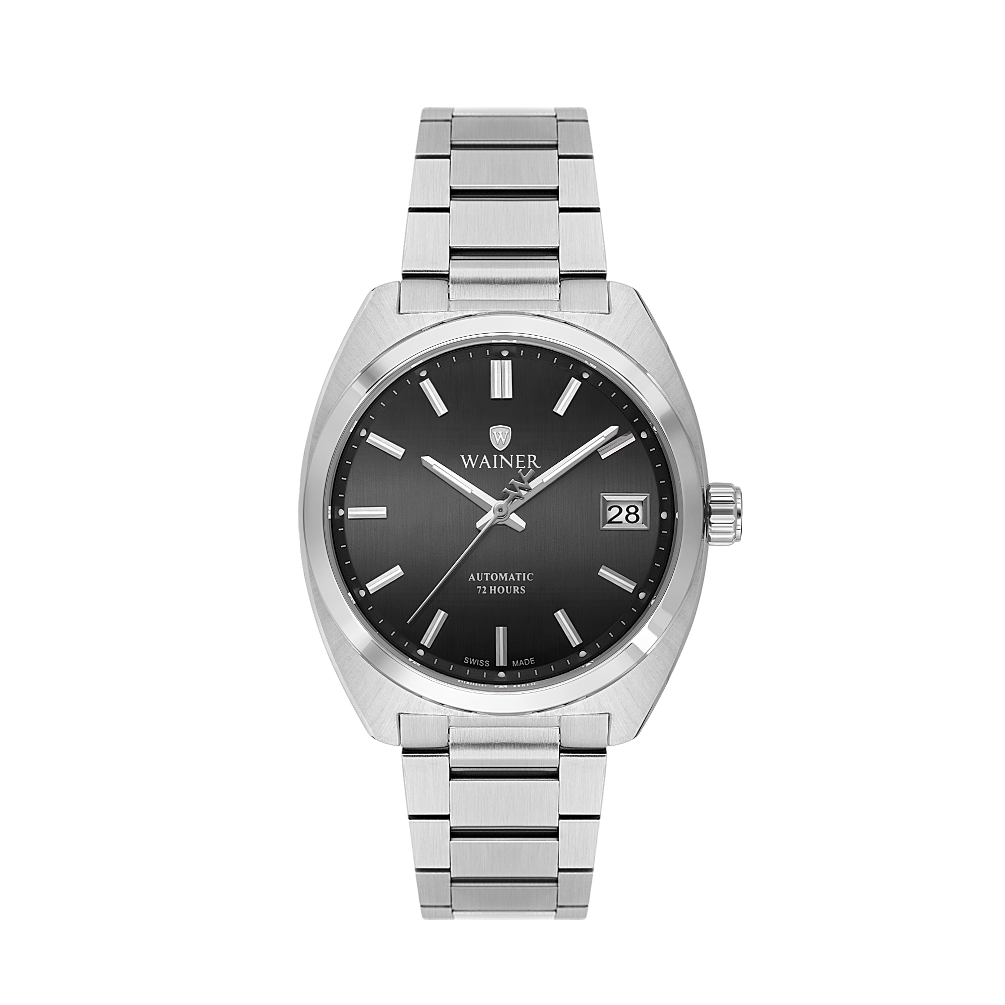 Швейцарские мужские часы WAINER Reborn 39 mm WA.25650-A
