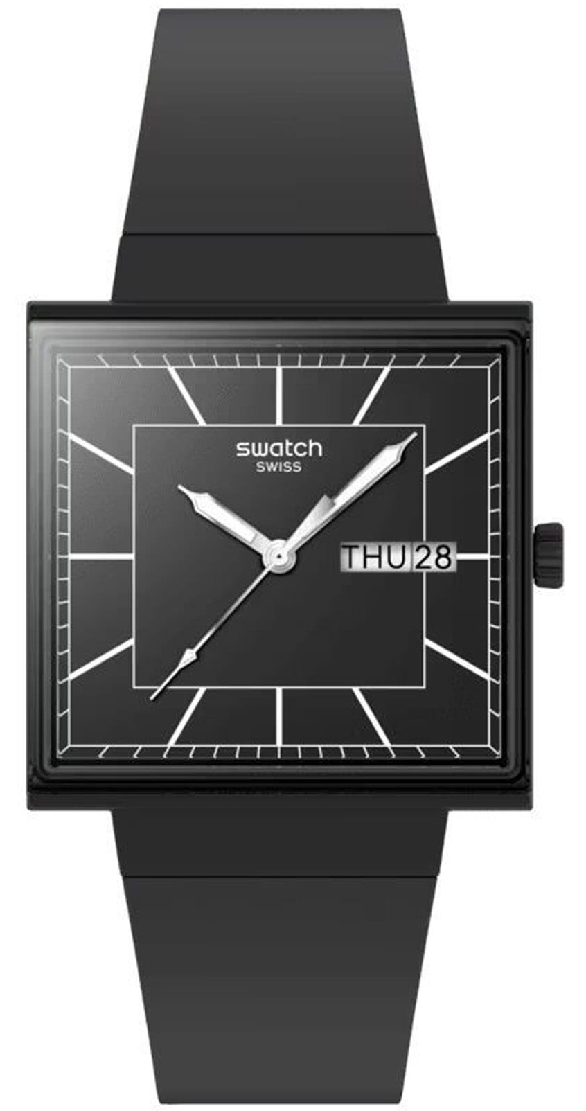 Швейцарские часы SWATCH What if…Blackagain? SO34B701