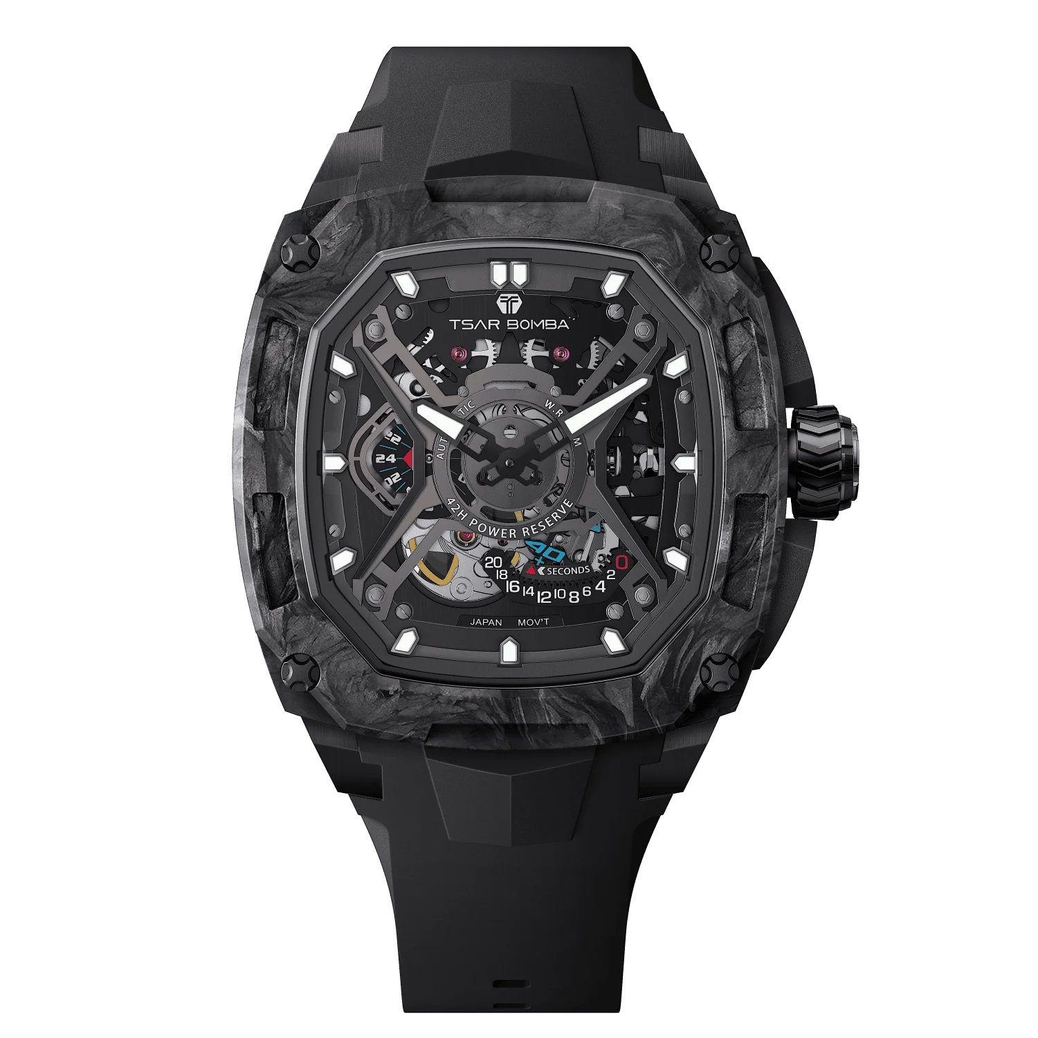 Мужские часы TSAR BOMBA Dark Matter 5 TB8605-04