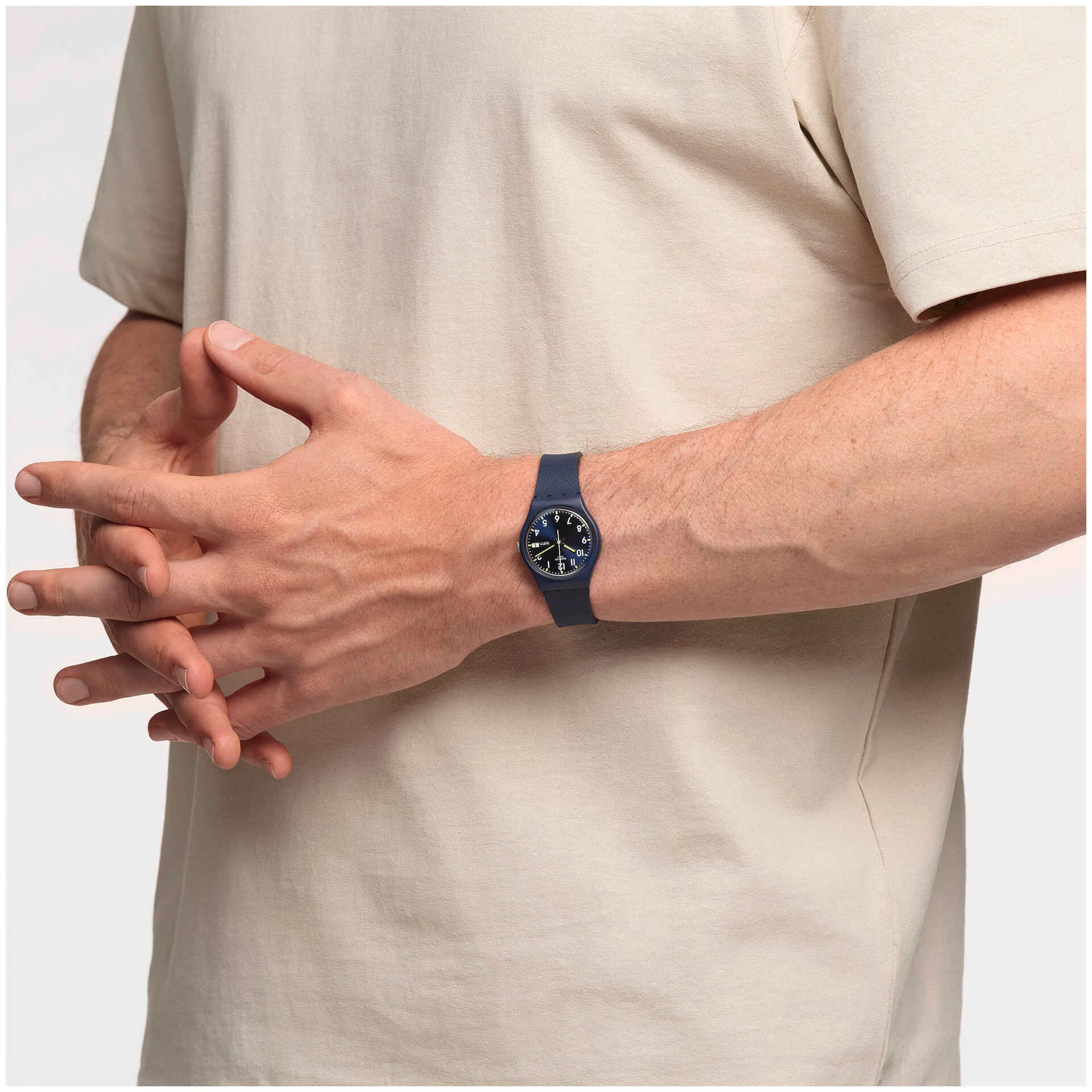 Швейцарские часы SWATCH SIR BLUE SO28N702