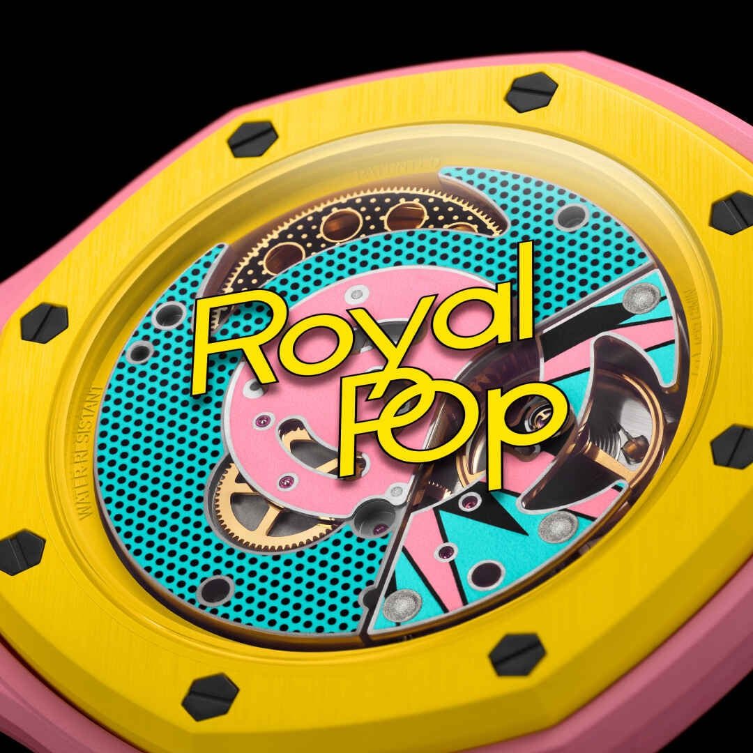 Швейцарские карманные часы Audemars Piguet X Swatch ROYAL POP OTG ROZ SSX03J100N