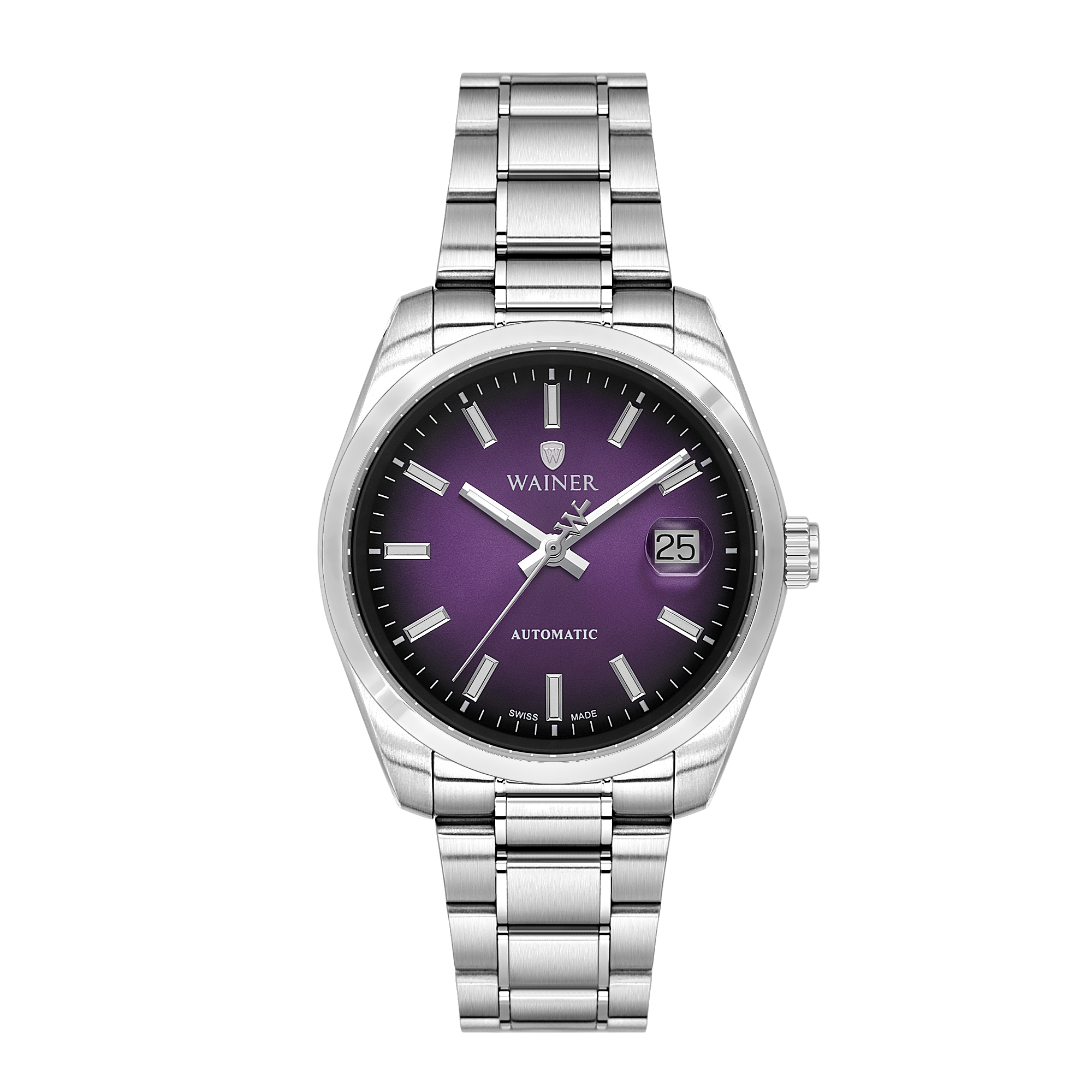 Швейцарские мужские часы WAINER Reborn 39 mm WA.25600-A