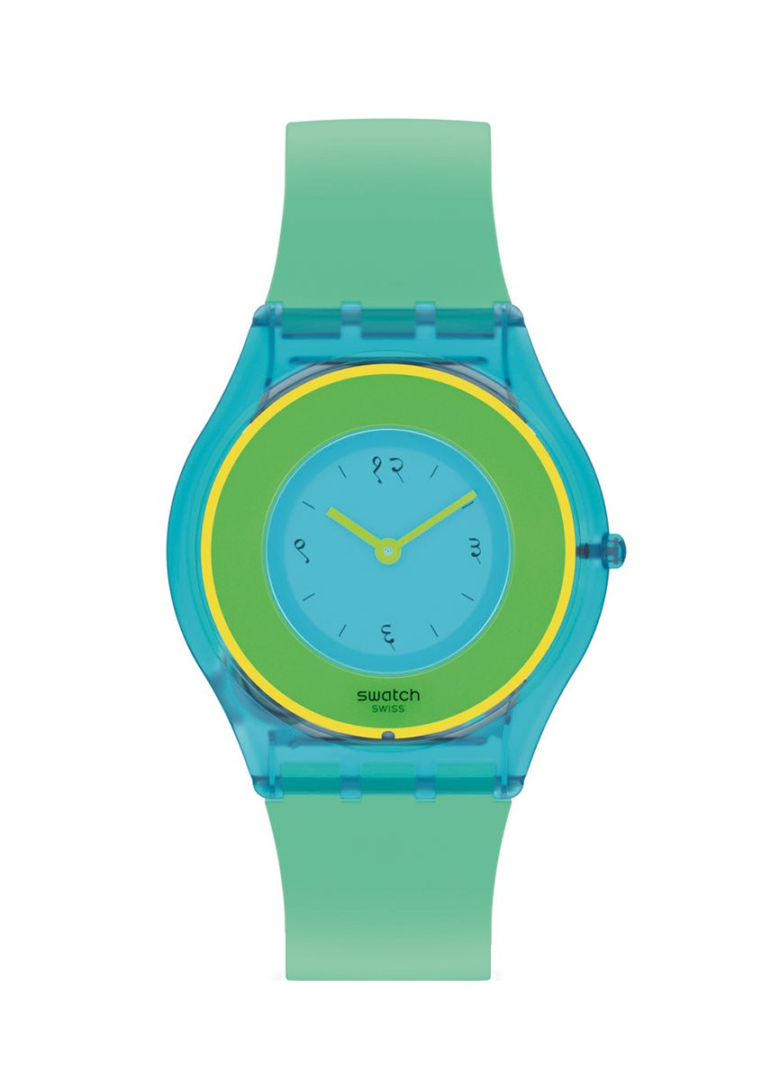 Швейцарские женские часы SWATCH HARA GREEN 01 SS08Z100