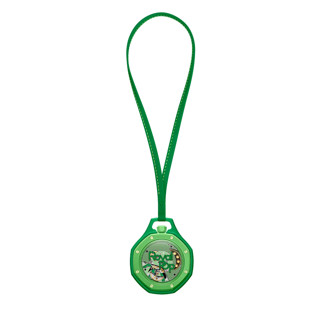 Швейцарские карманные часы Audemars Piguet X Swatch ROYAL POP GREEN EIGHT SSX03G100N