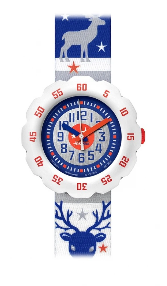 Швейцарские детские часы FLIK FLAK JUL STRIKK ZFTSP001