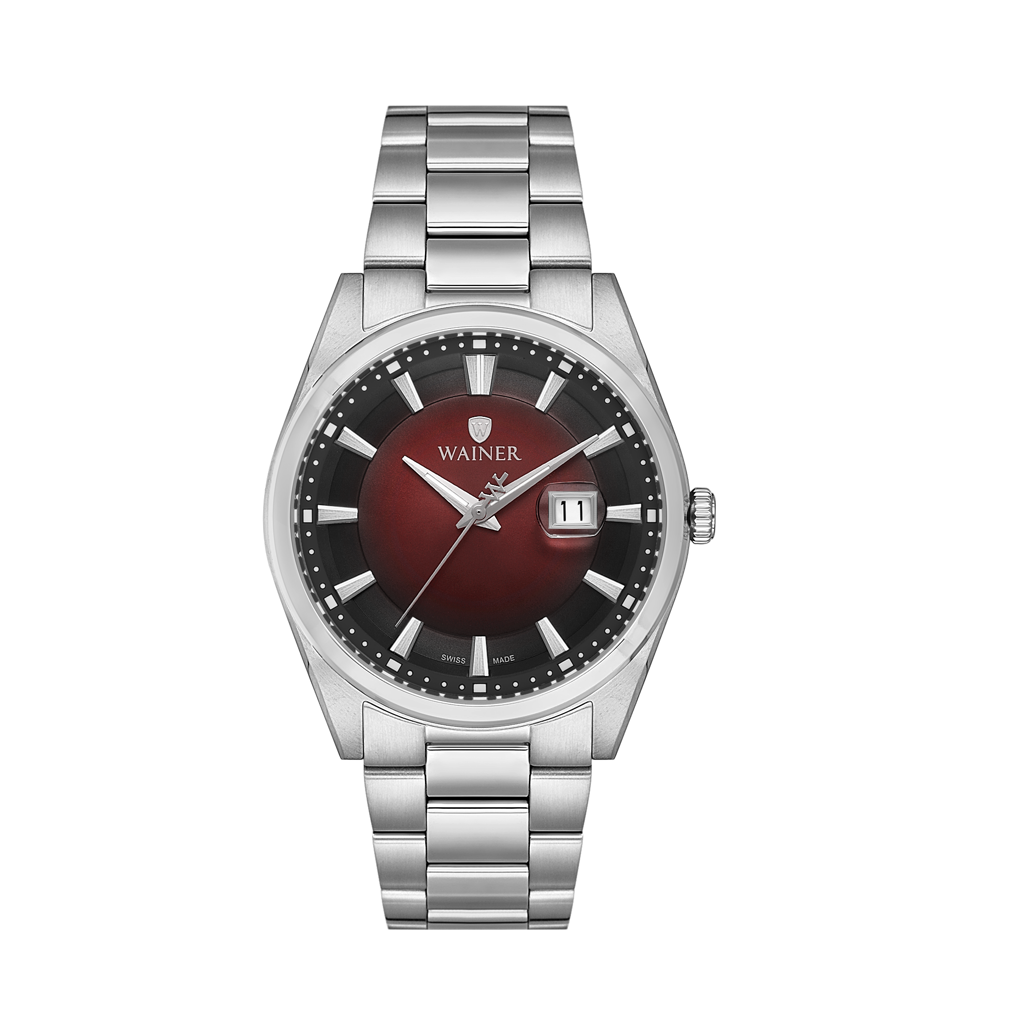 Швейцарские мужские часы WAINER Classic 41 mm WA.17200-G