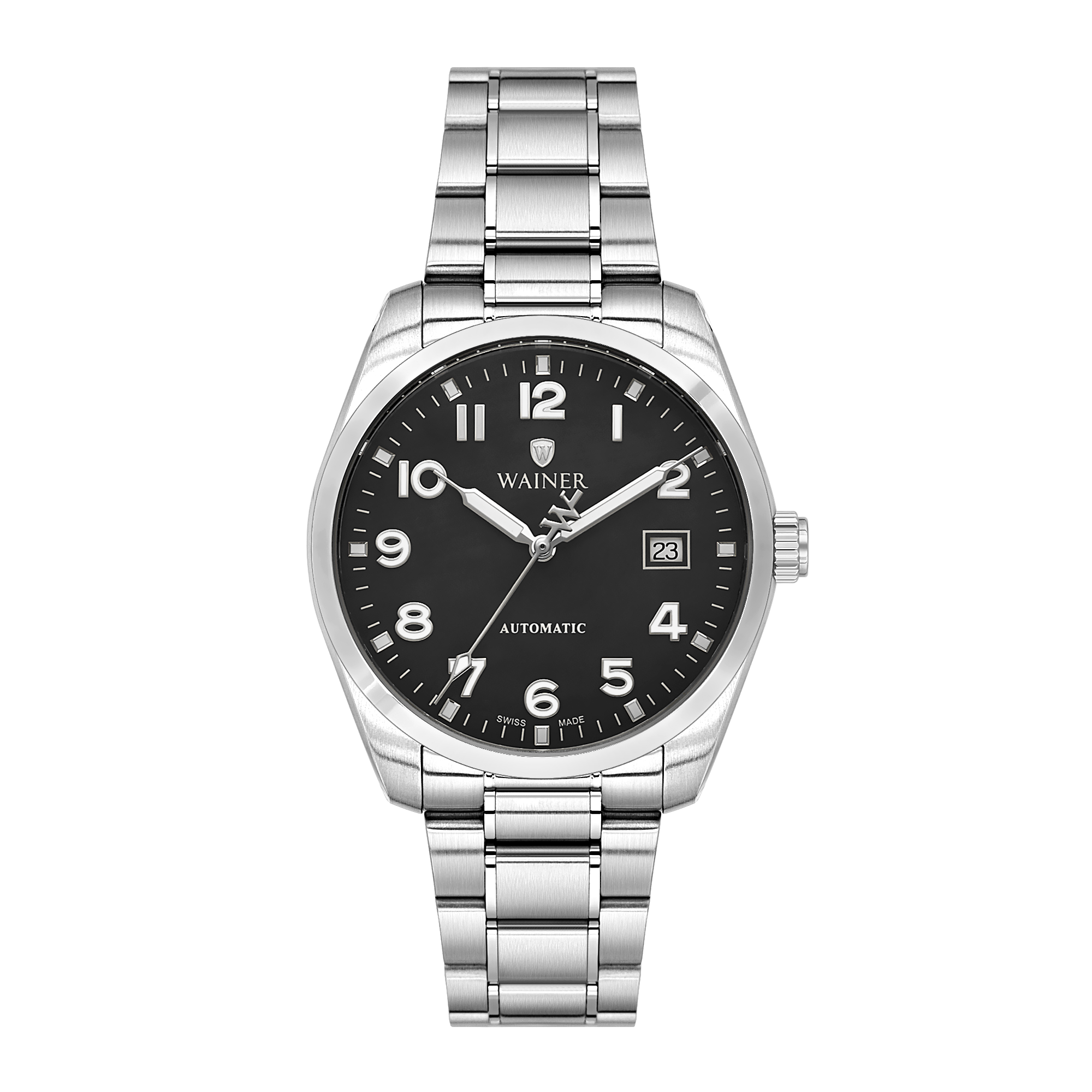 Швейцарские мужские часы WAINER Reborn 39 mm WA.25700-A