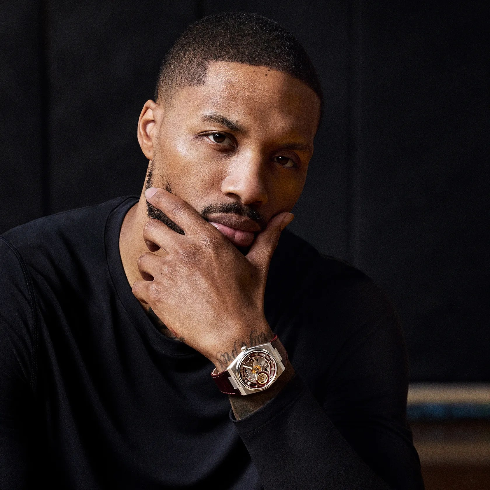 Швейцарские мужские наручные часы TISSOT PRX SKELETON DAMIAN LILLARD 44mm T137.405.17.371.00