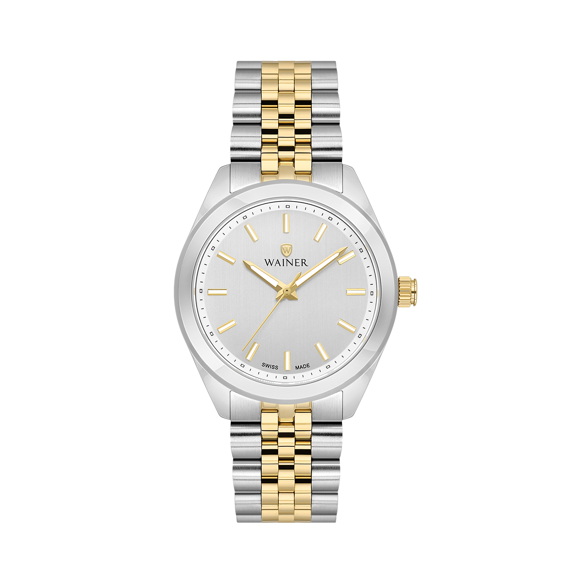 Швейцарские женские часы WAINER 36 mm WA.18542-H