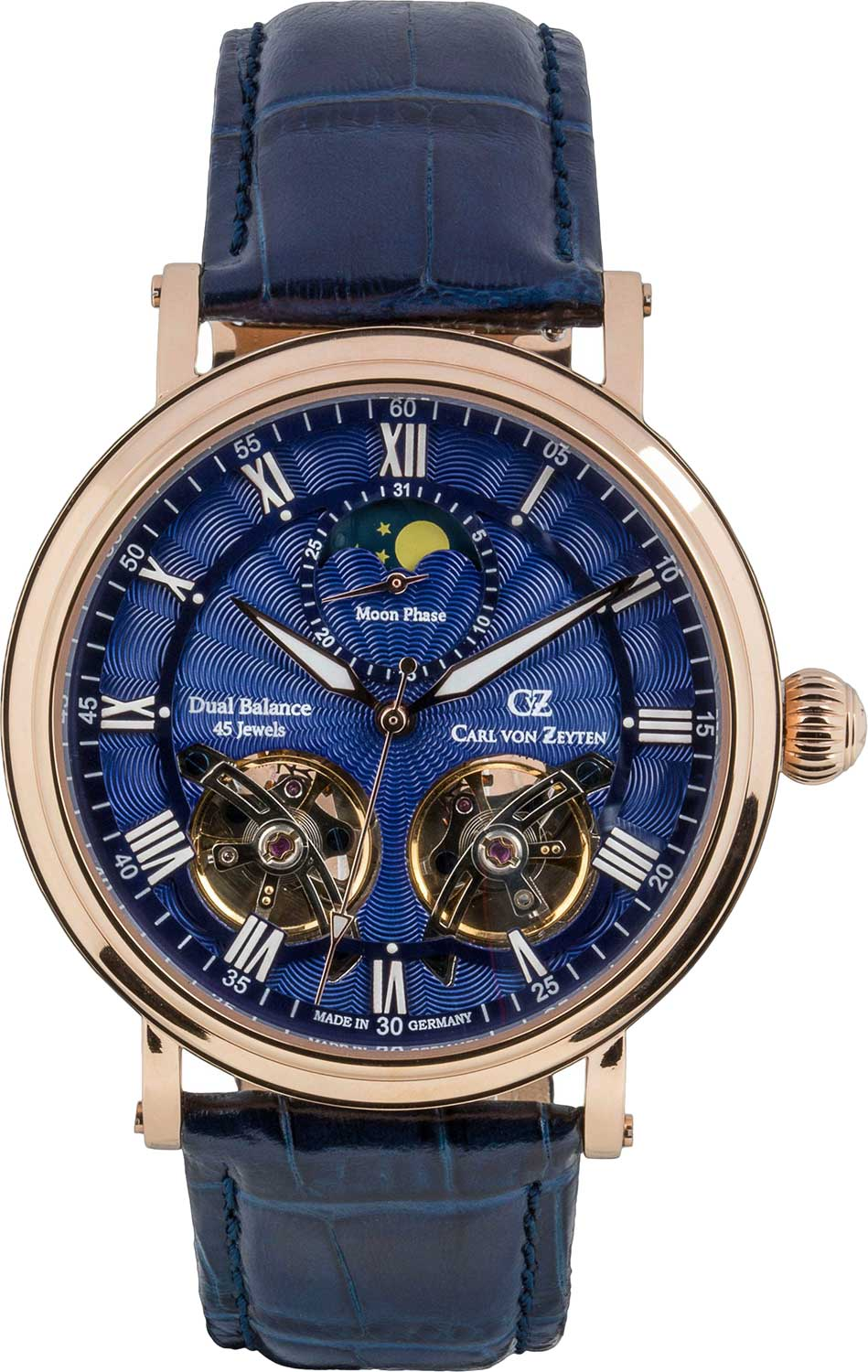 Часы мужские с автоподзаводом CARL VON ZEYTEN CVZ0054RBSR CVZ0054RBSR