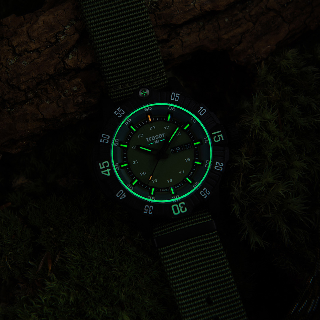 Швейцарские мужские тактические часы TRASER P99 Q Tactical Green 110726