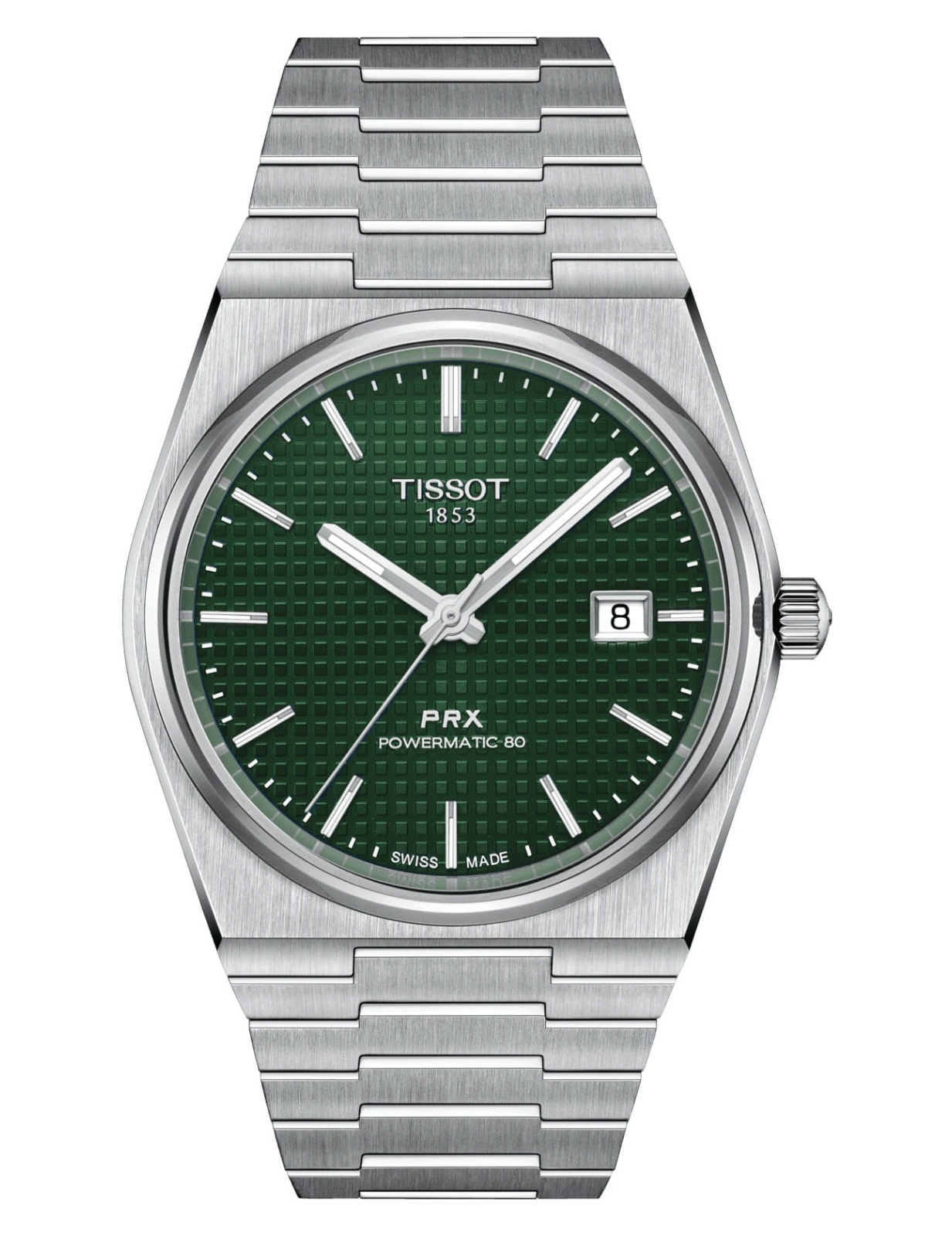 Швейцарские часы с автоподзаводом TISSOT PRX Powermatic 80 T137.407.11.091.00