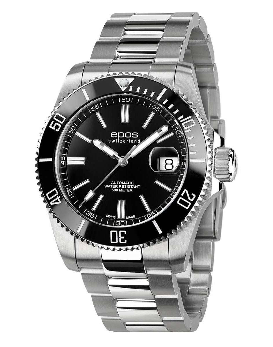 Часы наручные Epos 3504 Diver 3504.131.20.15.30 3504.131.20.15.30