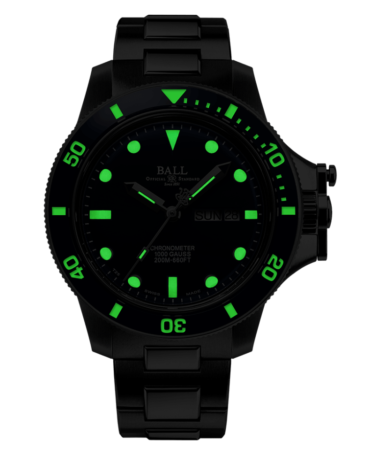 Швейцарские мужские часы с автоподзаводом BALL Engineer Hydrocarbon Original DM2218B-S1CJ-BE
