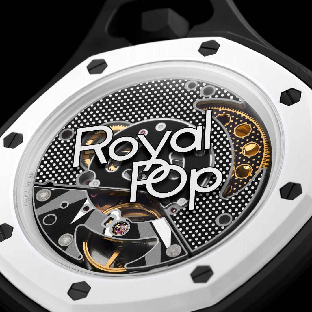 Швейцарские карманные часы Audemars Piguet X Swatch ROYAL POP OCHO NEGRO SSX03W101N